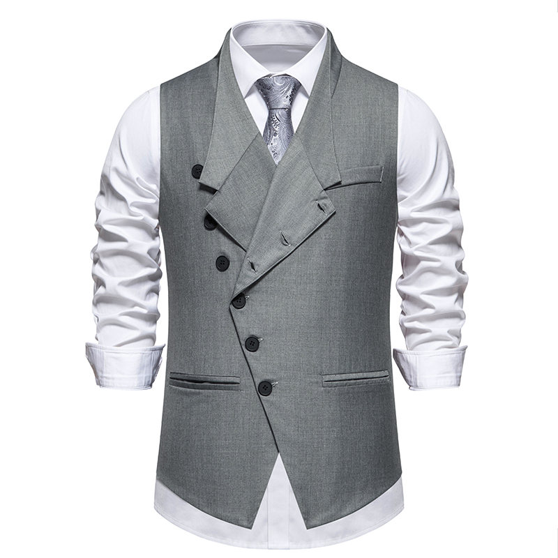 Men Formal Wear Vest - 新しいメンズスーツベストファッションスマートカジュアルフォーマルドレスベスト結婚式用チョッキ男性無地ノースリーブパーティーベスト男