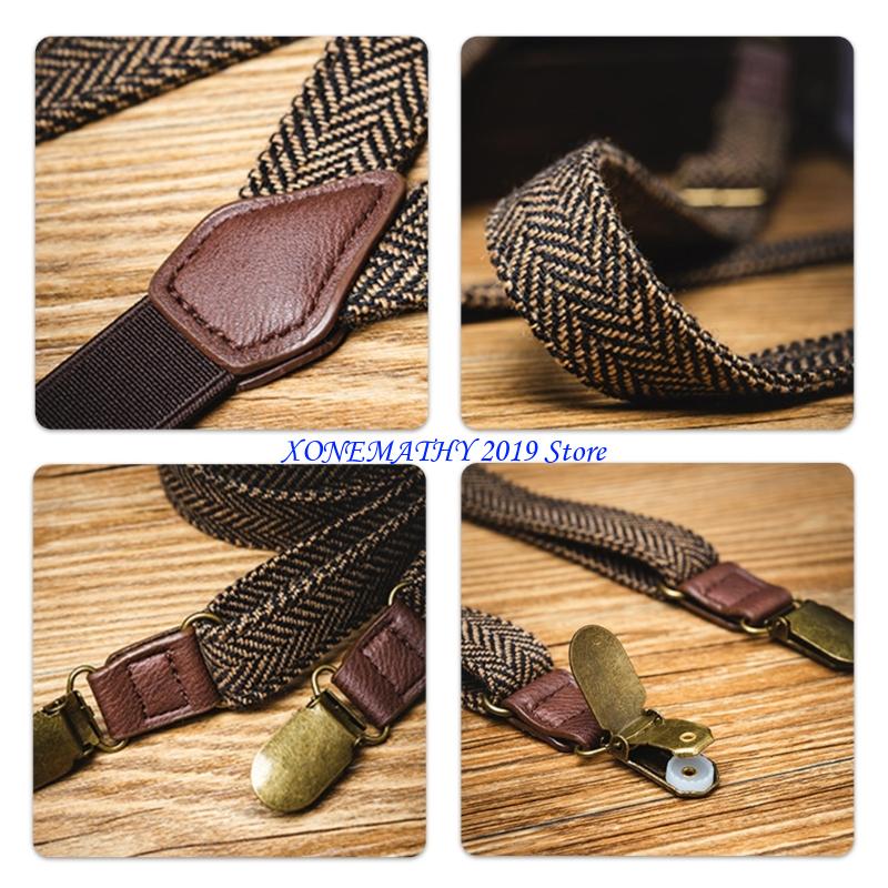 F42F 調節可能なジャカードサスペンダー男性用耐久性のある - Suspender Clip Formal のレビューと価格