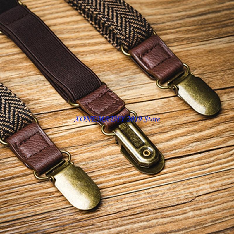 F42F 調節可能なジャカードサスペンダー男性用耐久性のある - Suspender Clip Formal のレビューと価格