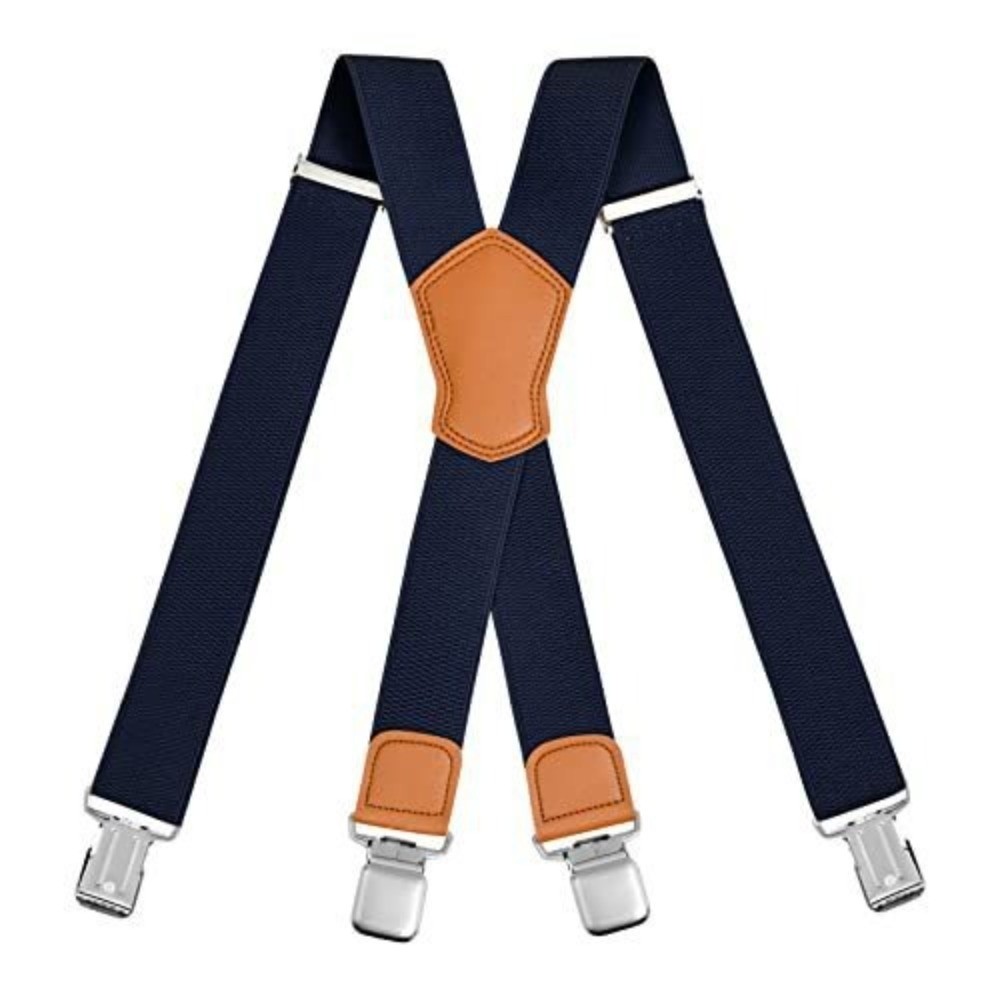 新しい伸縮性のある頑丈なサスペンダー、通気性のある生地、調節 - Suspender Clip Formal のレビューと価格