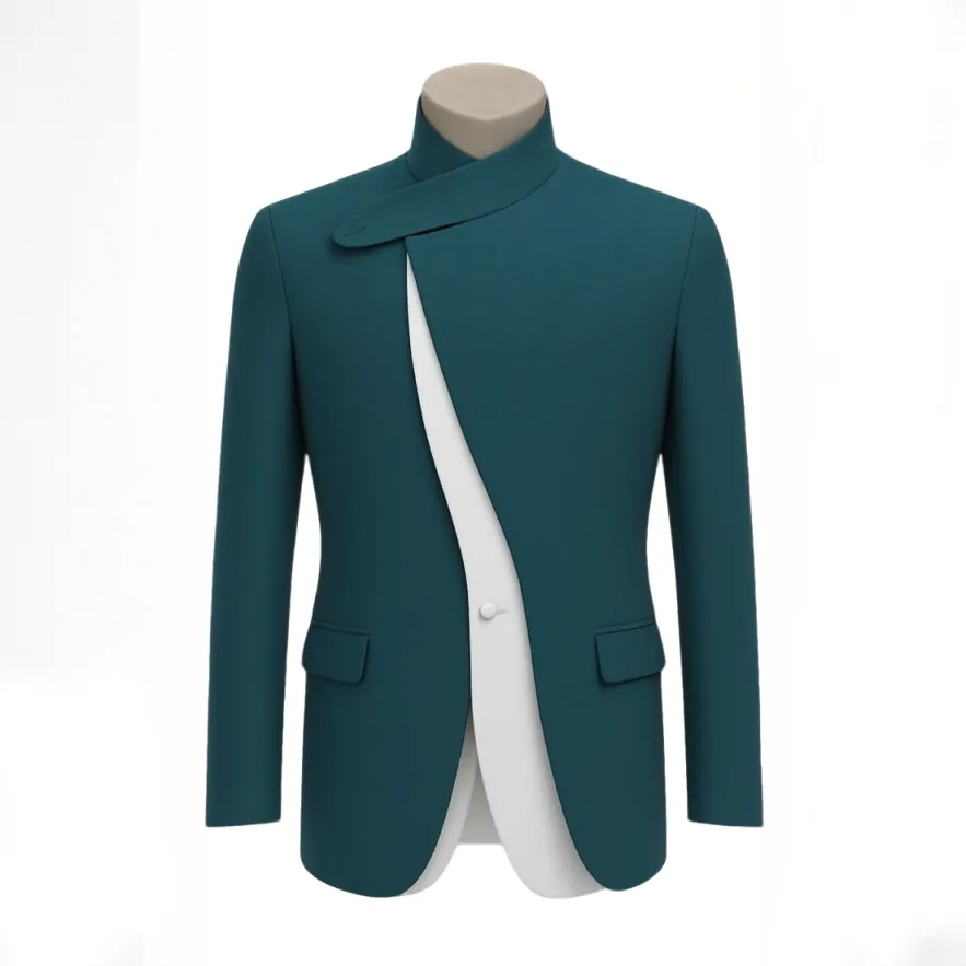 ユニークなデザイナーメンズタキシードワンピーススタンドカラー - Unique Men'S Formal Wear のレビューと価格