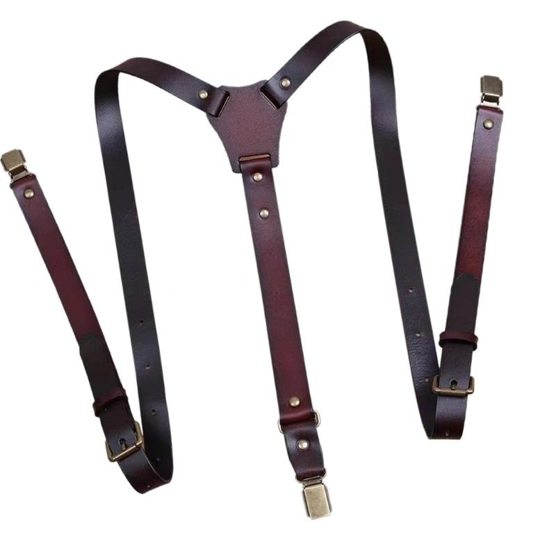 39BD 調節可能な PU レザー サスペンダー ストラップ - Suspender Clip Formal のレビューと価格