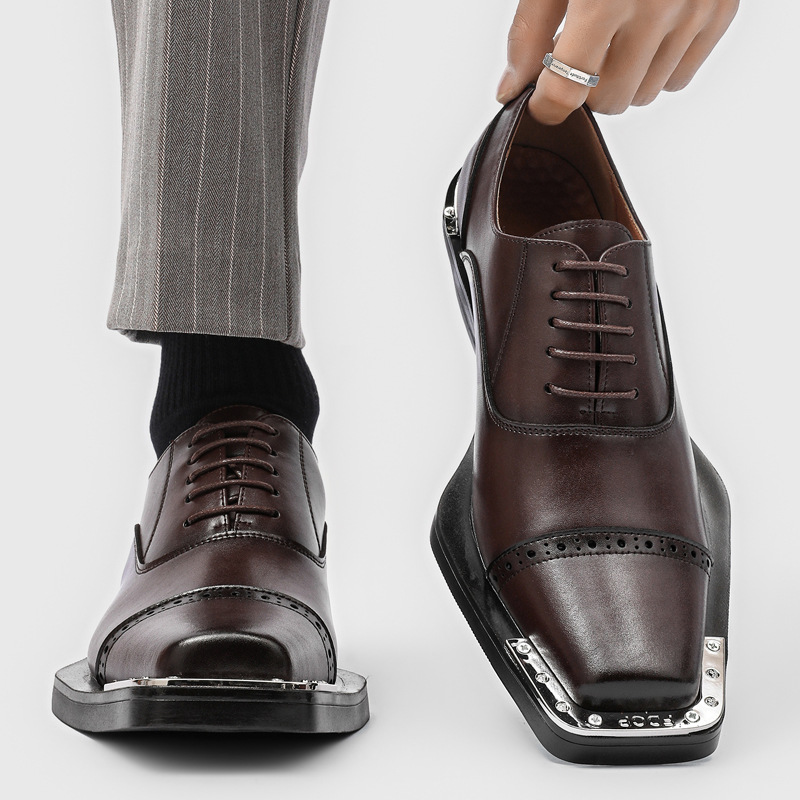 メンズレザーシューズ - ブリティッシュスタイルフォーマルウ - Mens Formal Look のレビューと価格