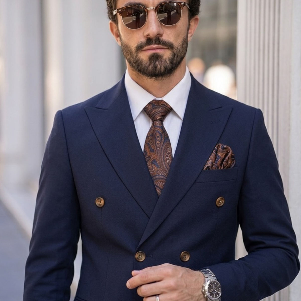 カスタマイズされた高品質ランウェイスタイルメンズスーツ2ピー - Mens Formal Look のレビューと価格