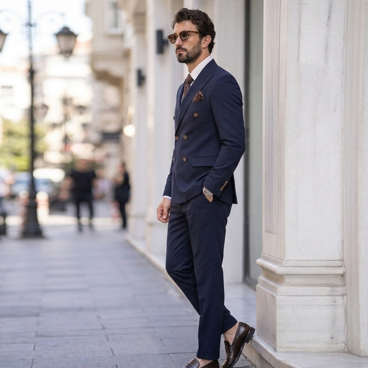カスタマイズされた高品質ランウェイスタイルメンズスーツ2ピー - Mens Formal Look のレビューと価格
