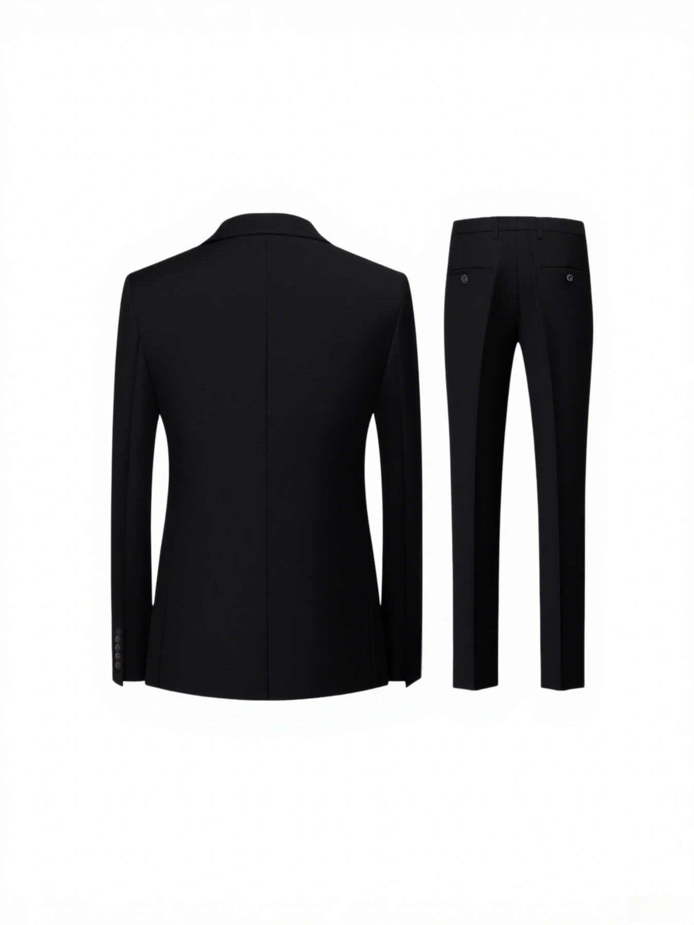 メンズシャープルック2ピーススーツセット ダブルブレスト ピ - Mens Formal Look のレビューと価格