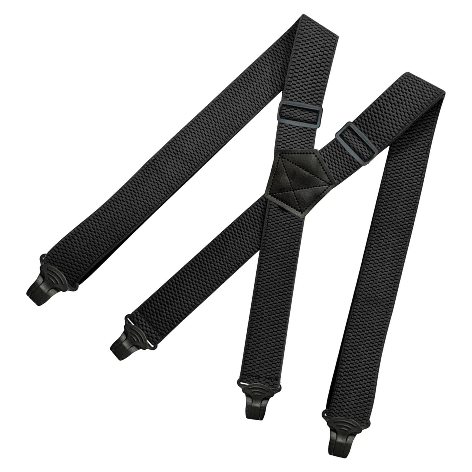 ヘビーデューティーポリエステルX型サスペンダー クリップ付き - Suspender Clip Formal のレビューと価格