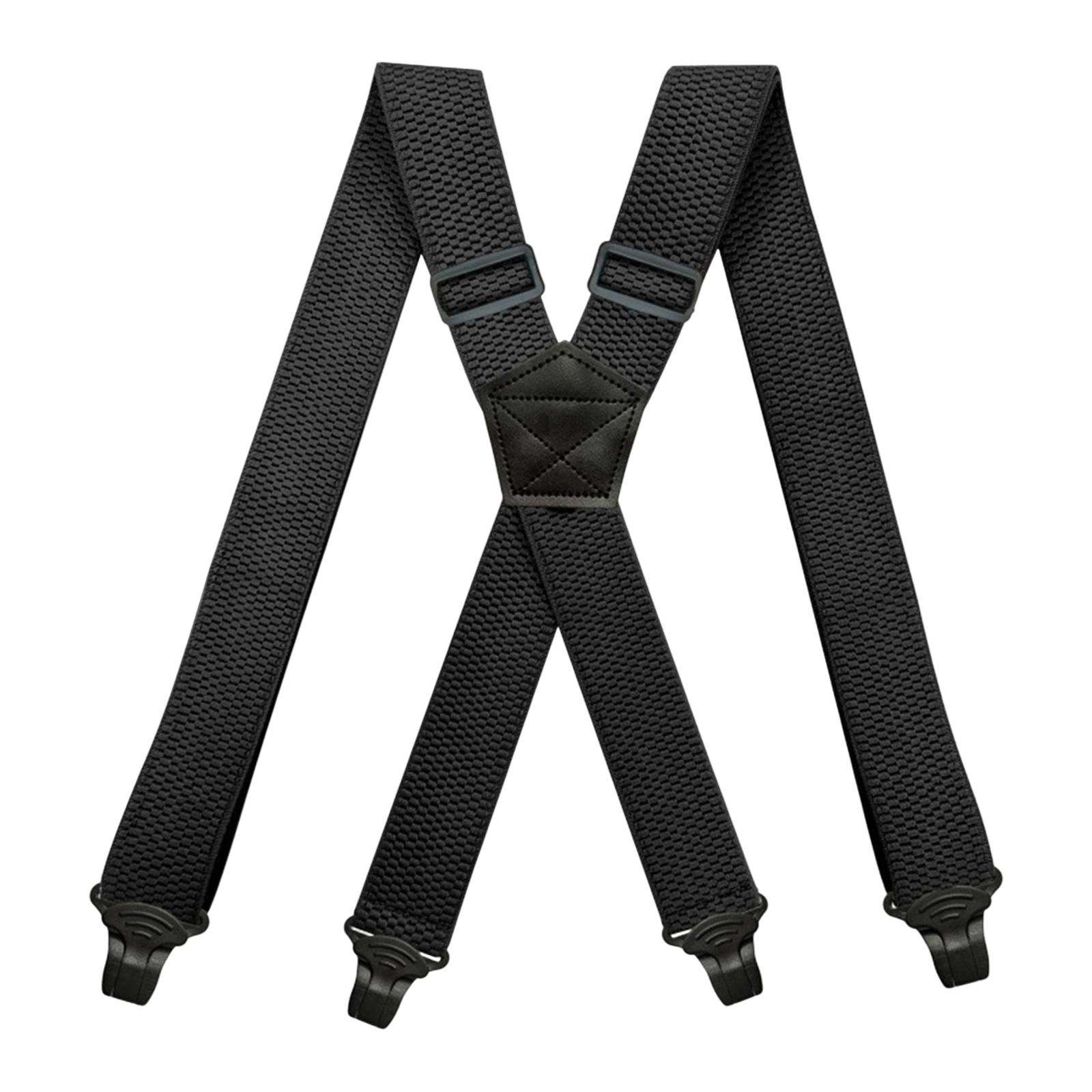 ヘビーデューティーポリエステルX型サスペンダー クリップ付き - Suspender Clip Formal のレビューと価格
