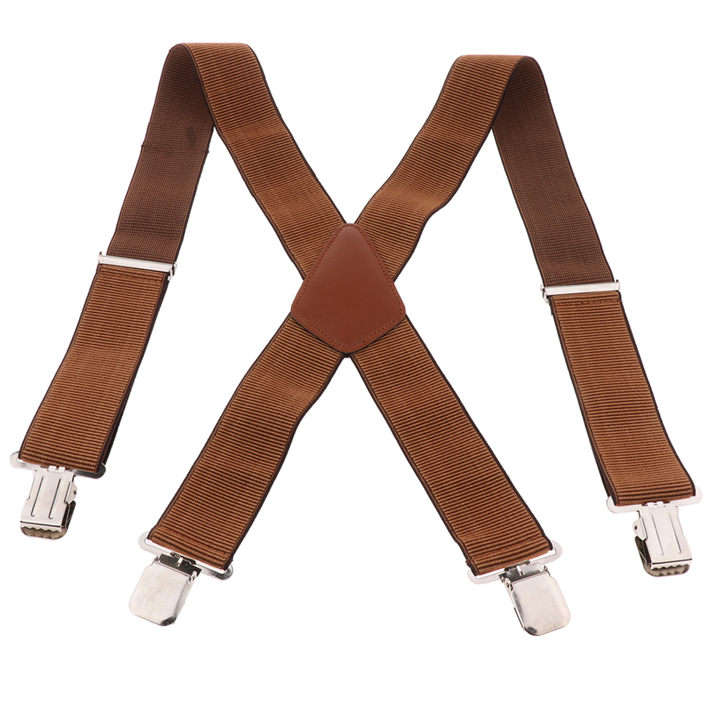 調節可能なYバックサスペンダー メンズ フォーマルパンツ用  - Suspender Clip Formal のレビューと価格