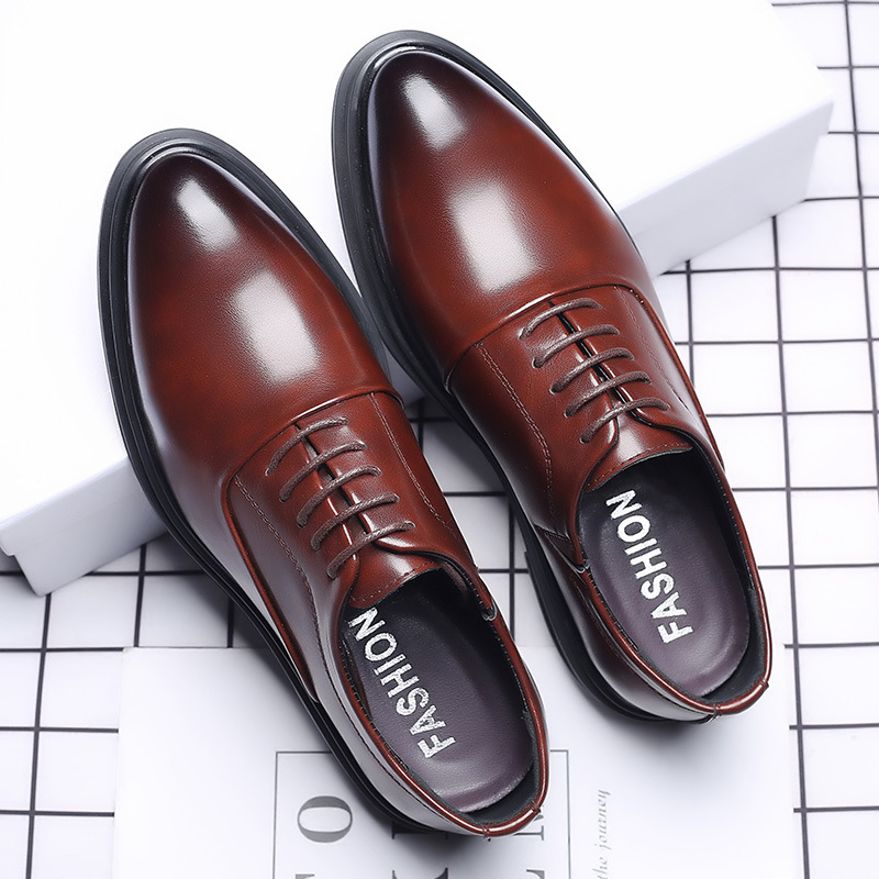 男性ドレスシューズフォーマルオックスフォードクラシックビジネ - Men Formal Wear For Wedding のレビューと価格