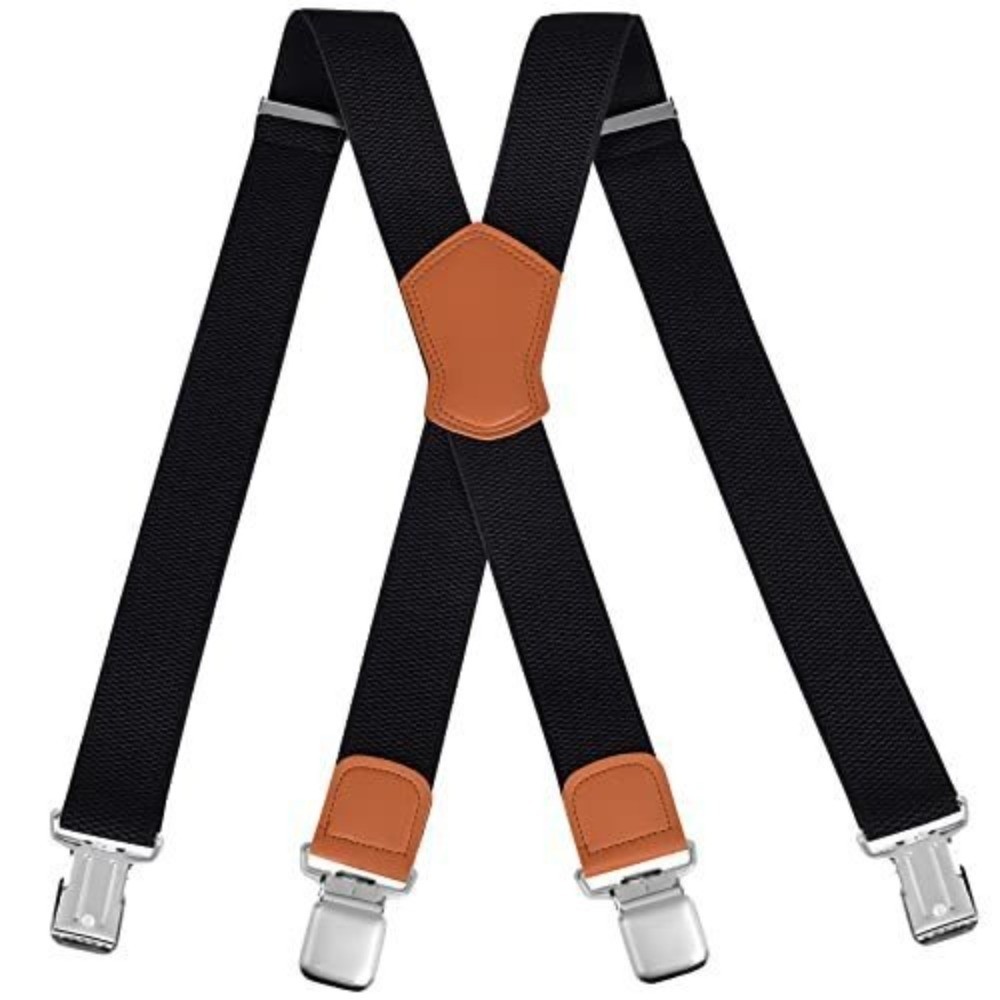 新しい伸縮性のある頑丈なサスペンダー、調節可能なコーンパター - Suspender Clip Formal のレビューと価格