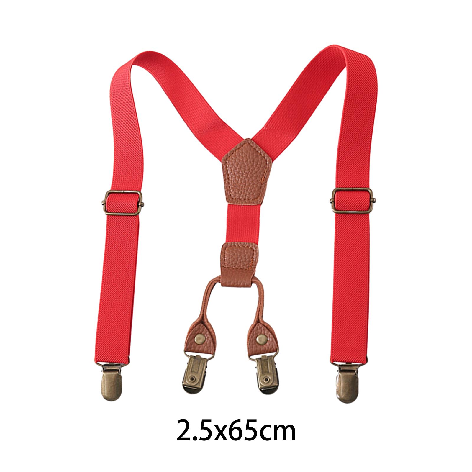 子供用サスペンダー 調節可能な強力な金属クリップ 衣類アクセ - Suspender Clip Formal のレビューと価格