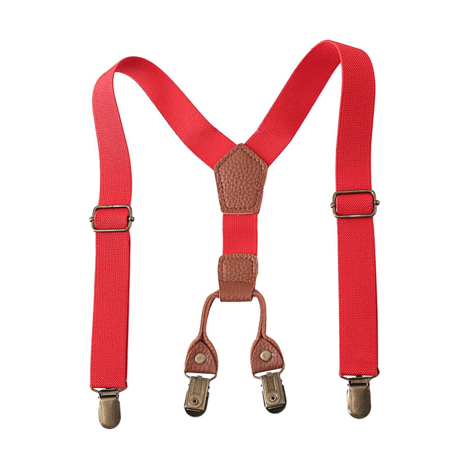 子供用サスペンダー 調節可能な強力な金属クリップ 衣類アクセ - Suspender Clip Formal のレビューと価格