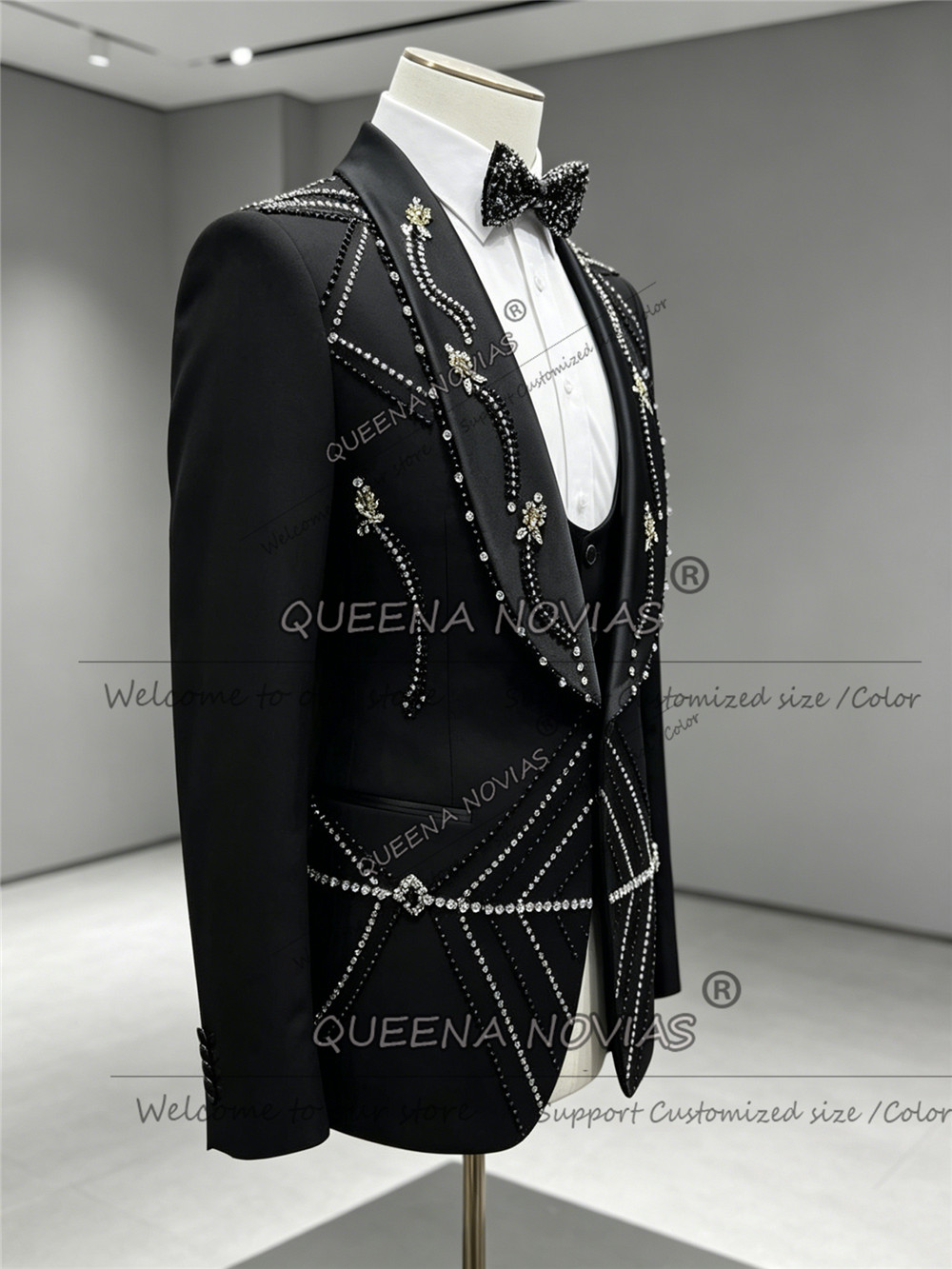 ユニークデザインスーツ メンズ スリムフィット 3ピースセッ - Unique Men'S Formal Wear のレビューと価格