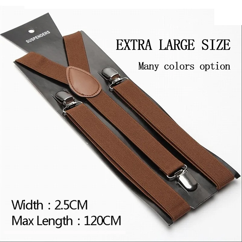 ユニセックス 2.5cm サスペンダー 37 色 3 サイズ - Suspender Clip Formal のレビューと価格