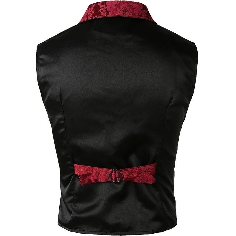 Gotinc-男性用ビクトリア朝のスーツ、ゴシックベスト、ス - Men Formal Wear Vest のレビューと価格