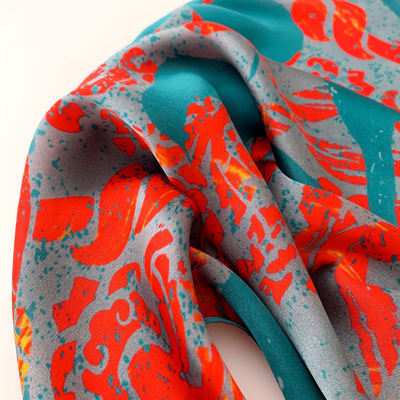 2026 新韓国版シルクスクエアスカーフ女性のファッション小 - Silk Tie Woven のレビューと価格