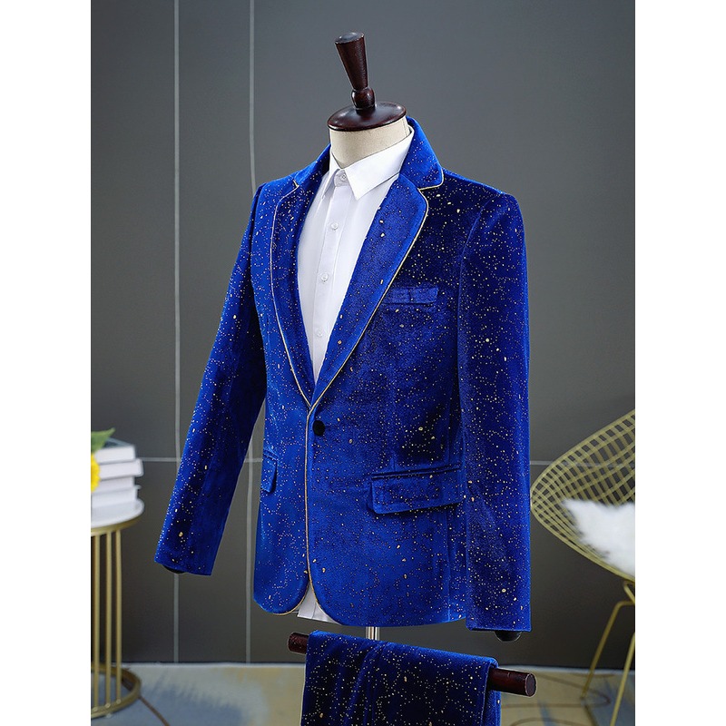新作秋冬コレクション：メンズツーピーススーツ 結婚式＆宴会  - Asian Men Formal Wear のレビューと価格