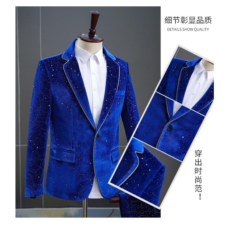 新作秋冬コレクション：メンズツーピーススーツ 結婚式＆宴会  - Asian Men Formal Wear のレビューと価格