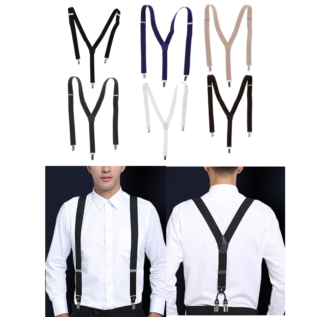 メンズ サスペンダー スーツ フォーマル エラスティック 調 - Suspender Clip Formal のレビューと価格