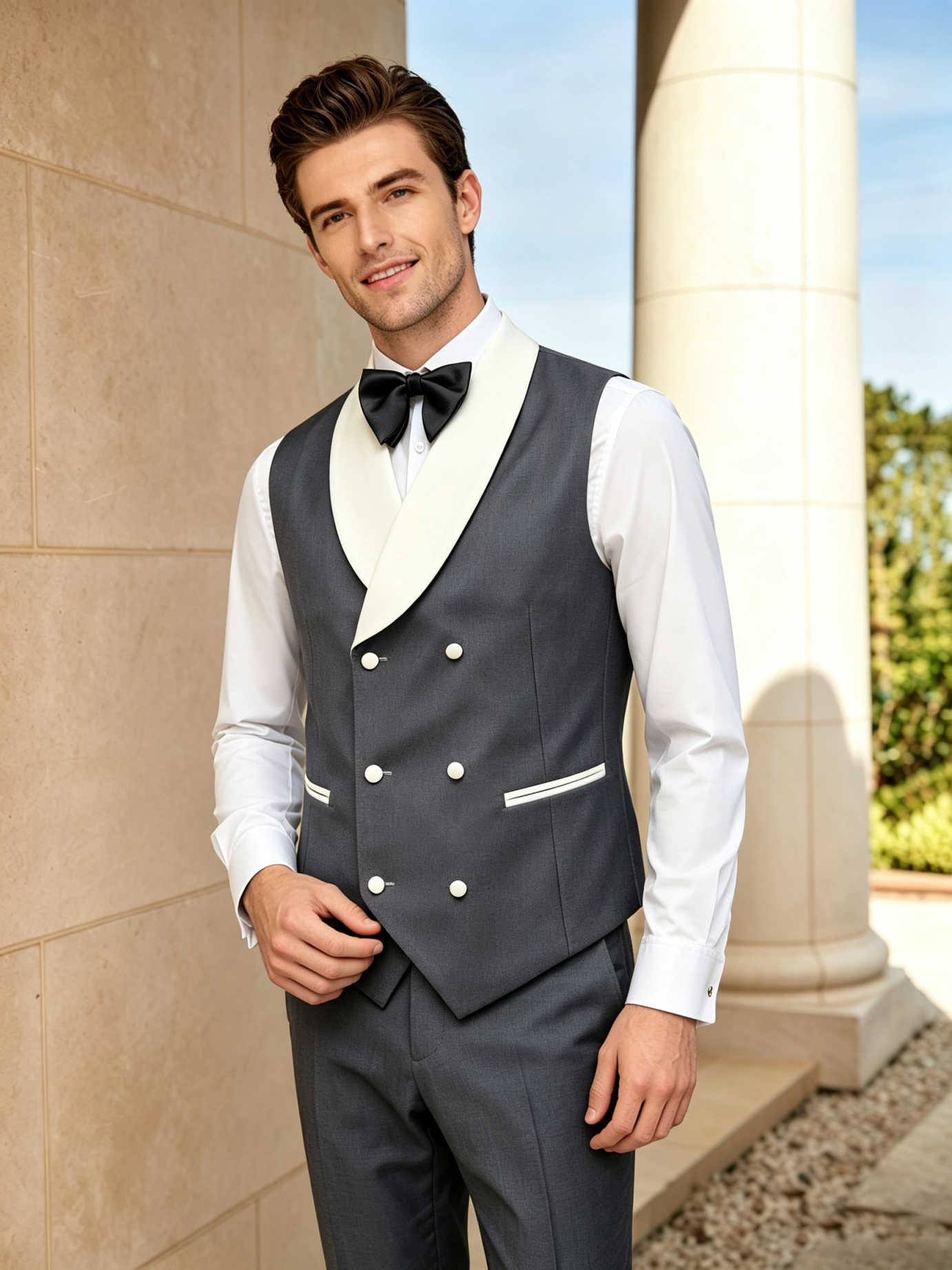 ハンサムなタキシード男性スーツショールラペルワンボタン婚約ジ - Men'S Formal Wear For Engagement のレビューと価格